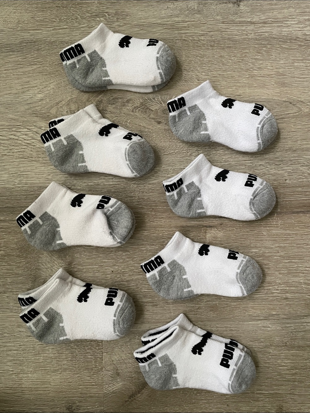PUMA socks 8 pairs size 5-8 baby